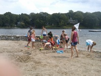 Sand castle day