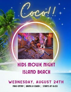 Kids Movie Night on Beach @ Island Beach